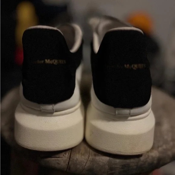 Alexander McQueen White and Black Sneakers